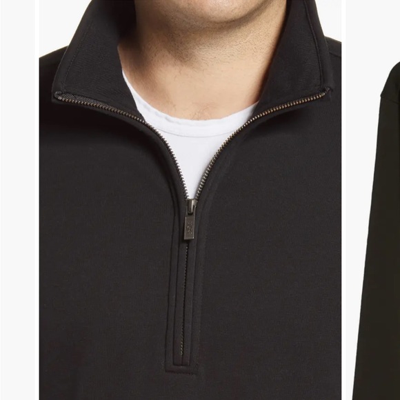 UGG Zeke Half-Zip Pullover mens, BLACK SIZE XL - Picture 4 of 10